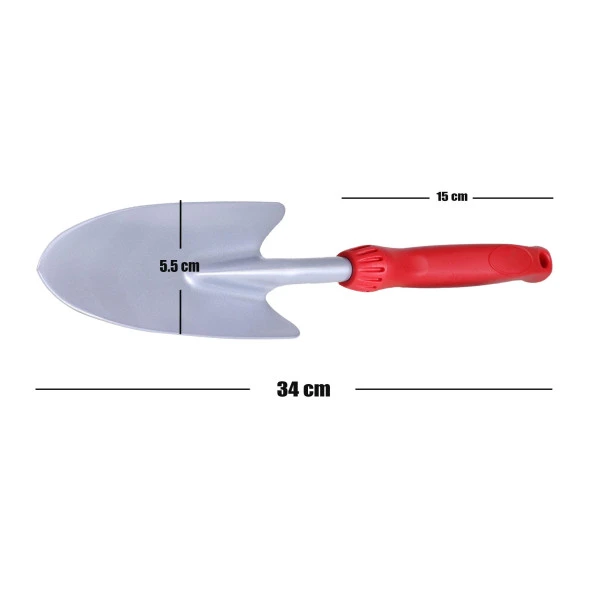 Maxgarden Bahçe Küreği Mini El Küreği Fide Çiçek Toprak Kürek 34 cm - 2