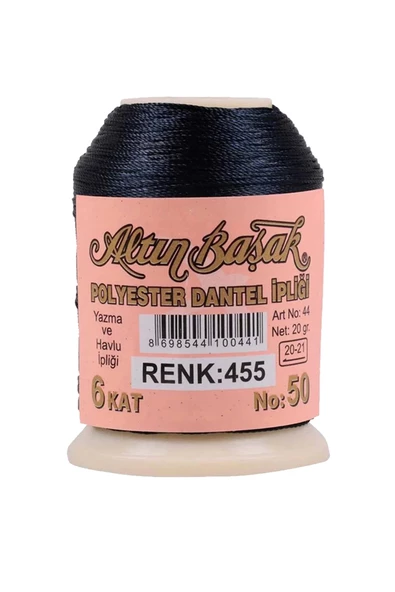 3 Adet Altınbaşak Oya ve Dantel İpi 20 gr - Royaleks - No: 251 - 440 - 455 - Resim 5