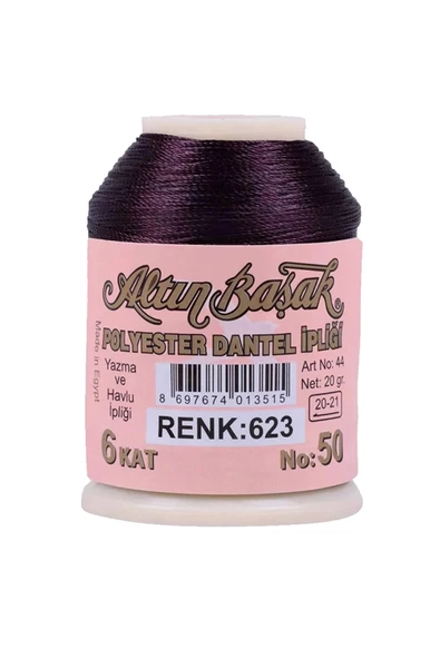 3 Adet Altınbaşak Oya ve Dantel İpi 20 gr - Royaleks - No: 428 - 623 - 118 - 5