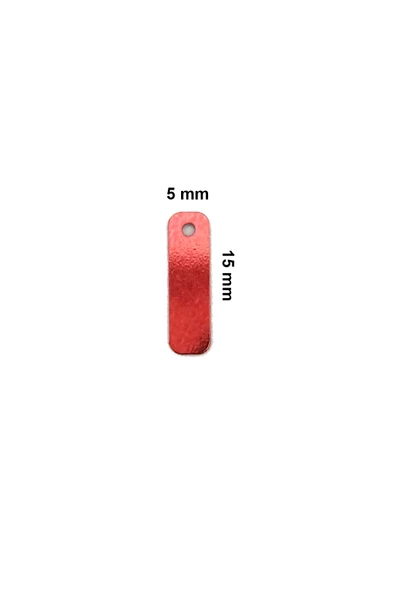Koyu Yeşil 15 x 5 mm Dantel Oya Yazma Halhal Abiye Lazer Kesim Pul 1000 adet / 40 gram - 2