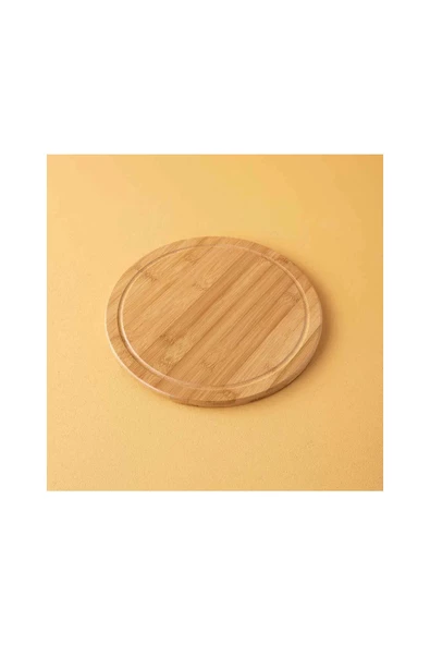 Bambu Pizza Tahtası (30 cm) Royaleks-BPT30 - Resim 2