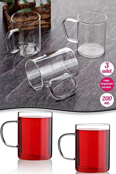 3'lü Termisil Bardak Royaleks-CLKN-2018 ürün görseli