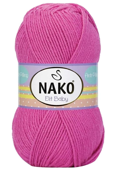 1 Adet Elite Baby El Örgü İpi Tüylenmeyen Bebek Yünü Çöl Gülü 5278 ürün görseli