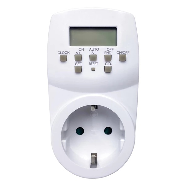 HOROZ TIMER-2 1780W DİGİTAL HAFTALIK ZAMAN AYARLI PRİZ (4619)