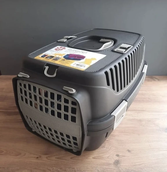 2 li set 8.10 kg taşıma kapasiteli kedi ve köpek taşıma çantası 1.5 litre mama ve su kabı - 3