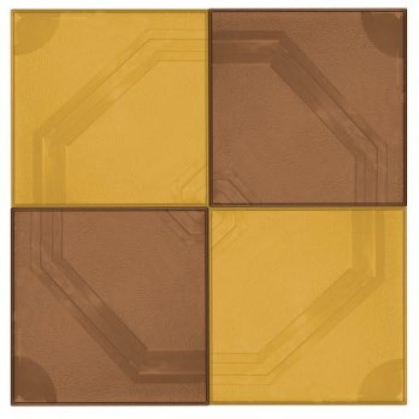 Plastik Parke Taşı Kalıbı Tretuar Stop Desen 5 Cm(5Ad) - 2