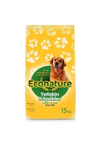 Econature Kuzulu Yetişkin Köpek Maması 15 Kg