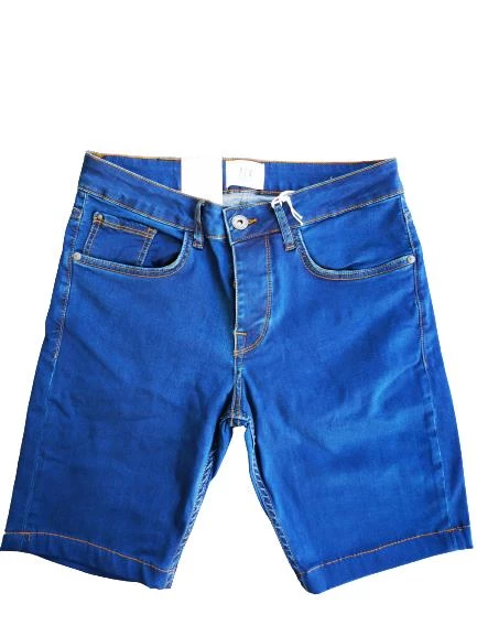 Rev Revelation Lacivert Erkek Ferrari Kumaş Likralı Kot Şort - 3