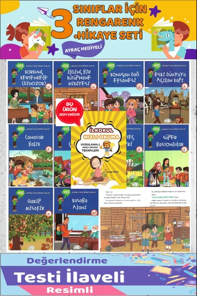 3.Sınıf Gizemli Araştırmacı Çağlar Son Macera Seti-64 Sayfa (Hızlı Okuma Kitabı Hediyeli) ürün görseli 1