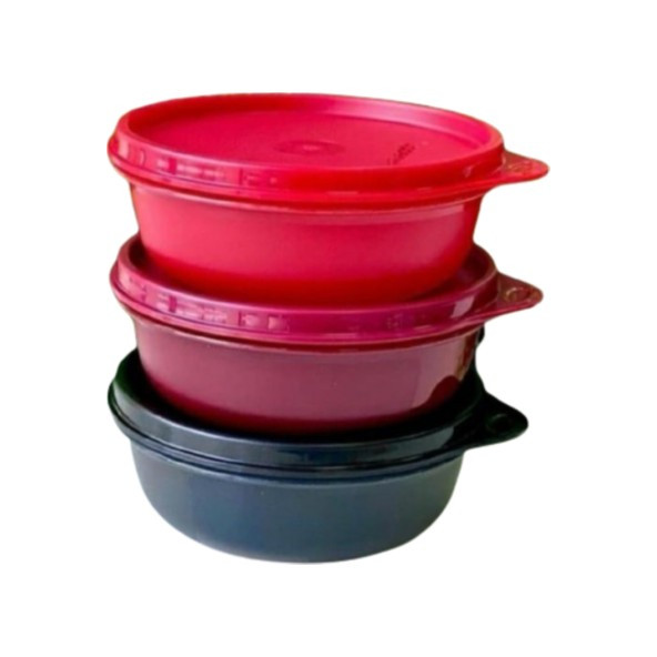 TUPPERWARE ŞEKER KAPLAR YENİ RENKLER LE 3 ADET 300 ML*3 - 1