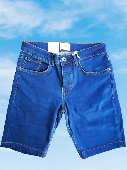 Rev Revelation Lacivert Erkek Ferrari Kumaş Likralı Kot Şort - 2