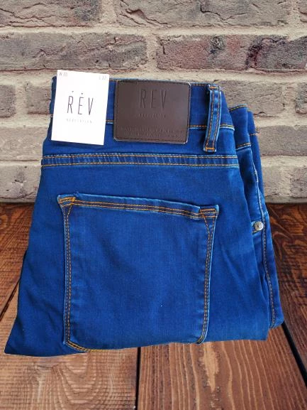 Rev Revelation Lacivert Erkek Ferrari Kumaş Likralı Kot Şort - 6