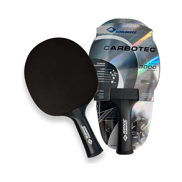 Carbotec 3000 Ittf Onaylı Karbon Masa Tenisi Raketi - 3