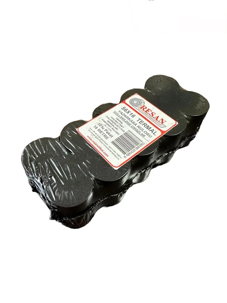 Termal Pos Yazar Kasa Rulosu - Pos Kağıdı - Beyaz - 56 mm x 16 Metre - 10 Adetlik 10 Paket - Resim 2