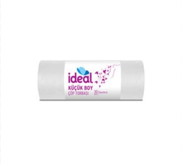 İdeal Çöp Poşeti Küçük Boy Şeffaf 30 Lu 36 x 44 Cm x 10 Paket - 2