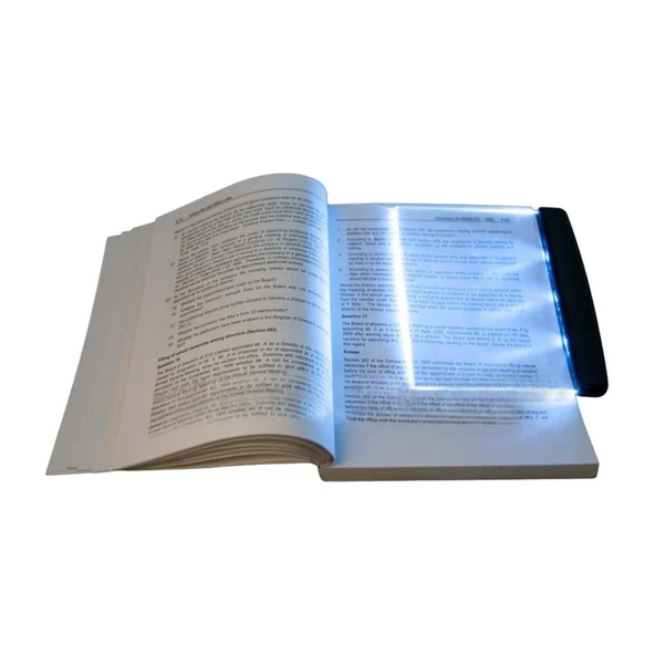 Kitap Arası Okuma Işığı Led Panel Kitap Okuma Lambası (4619)