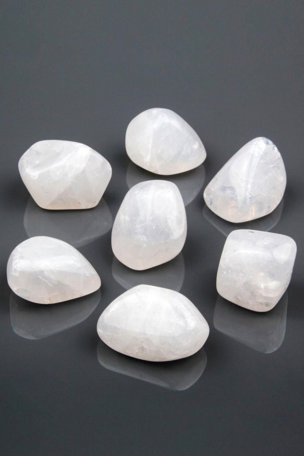 Ay Taşı Doğal Taş Tamburlanmış Parça