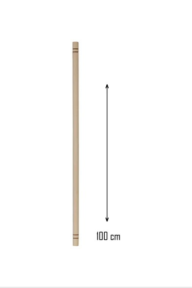 Ahşap 100 cm Hamur Açma Şekillendirme Oklavası Royaleks-56041 ürün görseli