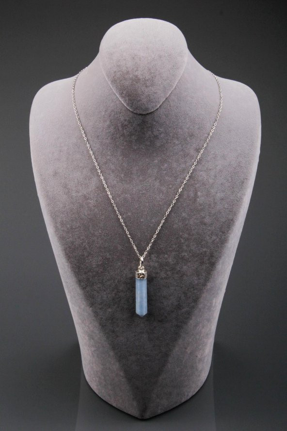 Anjelit Doğal Taş Çivi Kolye - 2