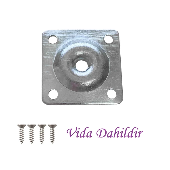 Ahşap Ayak 12 Cm 2'li Set M8 Civatalı Bağlantı Aparatlı Dolap Mobilya Koltuk Kanepe Destek Ayağı Ayakları - 6