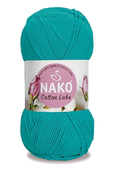5 Adet Cotton Lüks Yelek Tunik Kazak Bluz Hırka İpi Yünü Koyu Turkuaz 97581 - 2