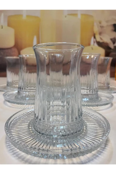 Rayan Müge 6'lı Çay Tabağı - 4