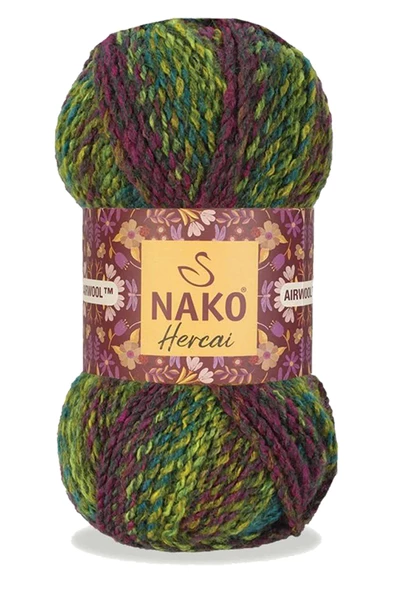 5 Adet Hercai Ebruli Hırka Kazak Atkı Bere El Örgü İpi Yünü 7130 - 2