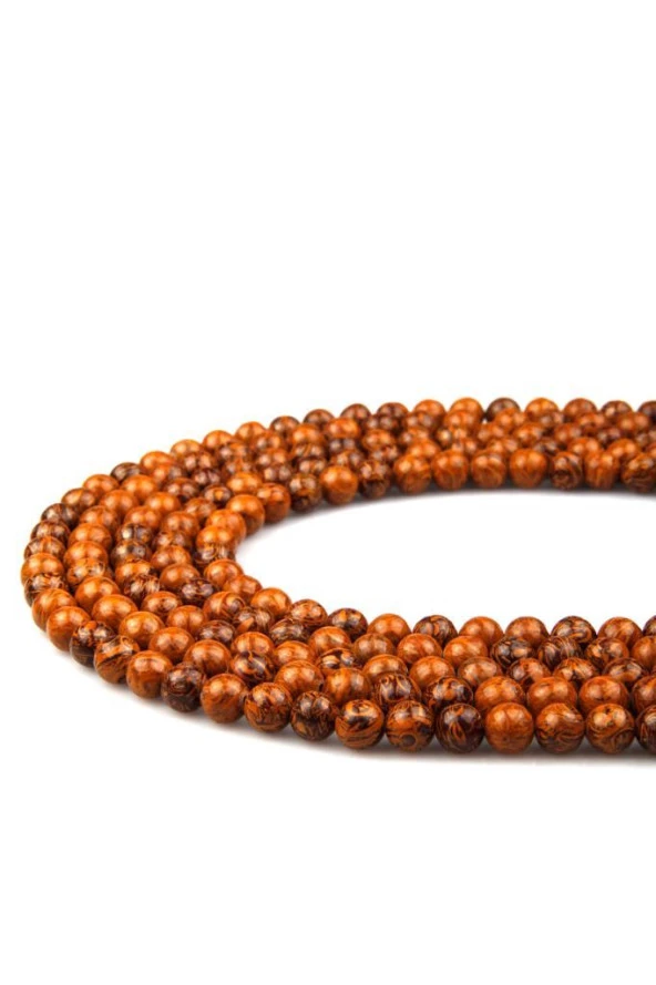 Fil Jasper Doğal Taş Dizi 8 mm Küre Kesim ürün görseli