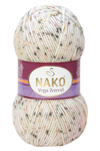 5 Adet Vega Tweed Premium Akrilik El Örgü İpi Yünü No: 31752 - Resim 5