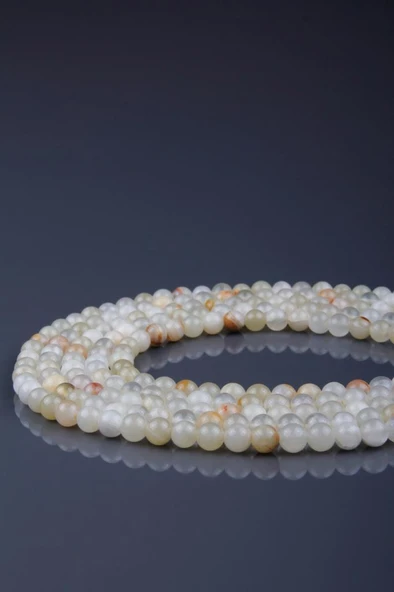 Sarı Oniks Doğal Taş Dizi 8 mm Küre Kesim ürün görseli