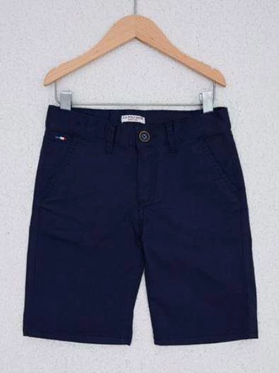 Perlotus Lacivert Keten Erkek  Şort - 4