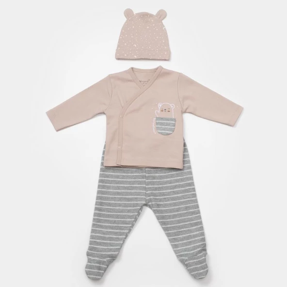 Bibaby Adventure Bear 3'Lü Set 73333 Latte Grimelanj