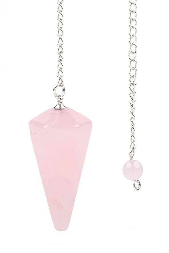 Pembe Kuvars Doğal Taş Pandül ürün görseli