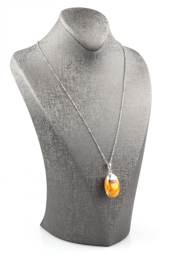 Mookaite Jasper Doğal Taş Kolye - Resim 2