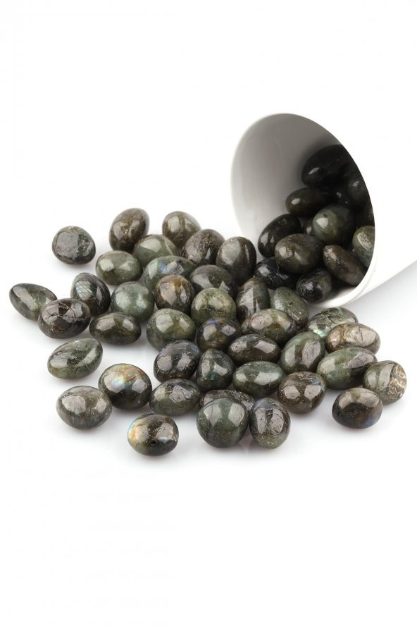 Labradorit Doğal Taş Tamburlanmış Parça