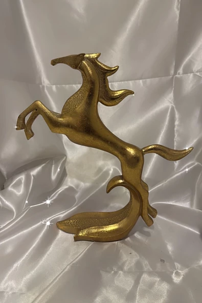 Avatar Kaideli Kübik Şahlanan Uçan At Gold - Resim 4