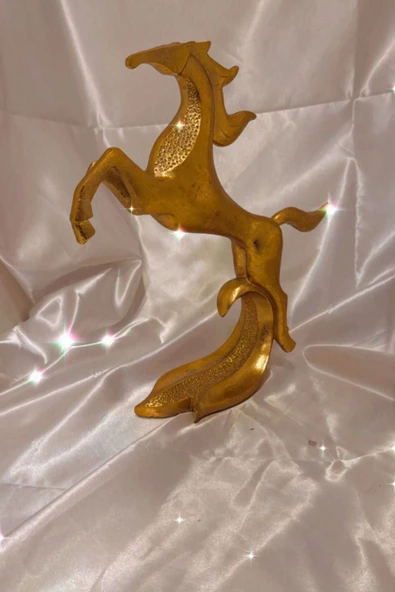 Avatar Kaideli Kübik Şahlanan Uçan At Gold ürün görseli