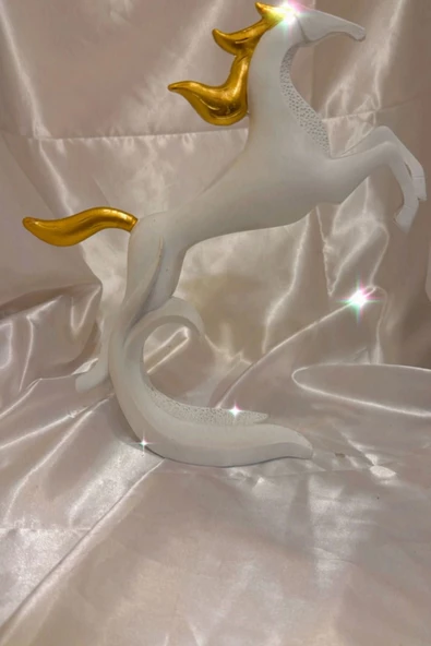 Avatar Kaideli Kübik Şahlanan Uçan At Beyaz - Resim 7