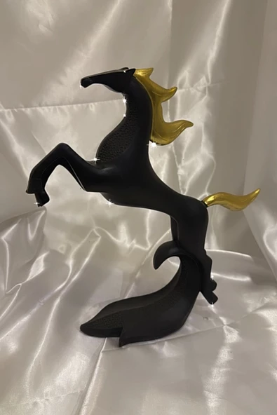 Avatar Kaideli Kübik Şahlanan Uçan At Siyah - Resim 3