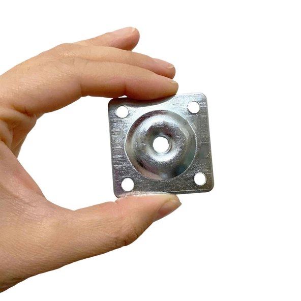 Ahşap Ayak 15 Cm 8'li Set M8 Civatalı Bağlantı Aparatlı Dolap Mobilya Koltuk Kanepe Destek Ayağı Ayakları - 7