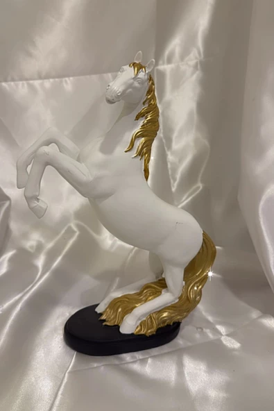 Kaideli Şahlanan KırAt  Beyaz Gold Yeleli - Resim 2