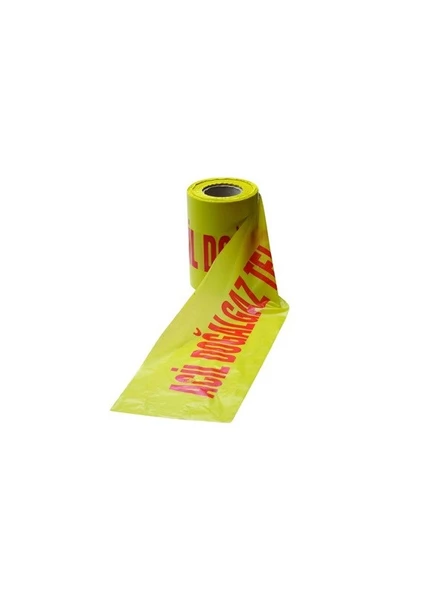 Safety Doğalgaz Acil 187 Ikaz Bandı Emniyet Şeridi 20CM x 250M Doğalgaz Ikaz Şeridi