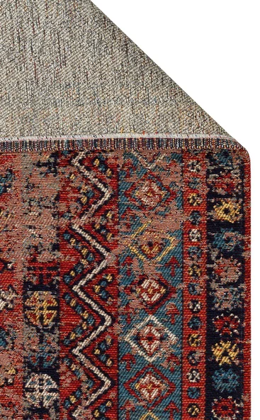 Eko Anadolu Antik Desenli Yıkanabilir Kaymaz Tabanlı Etnik Kilim AND04 - 4