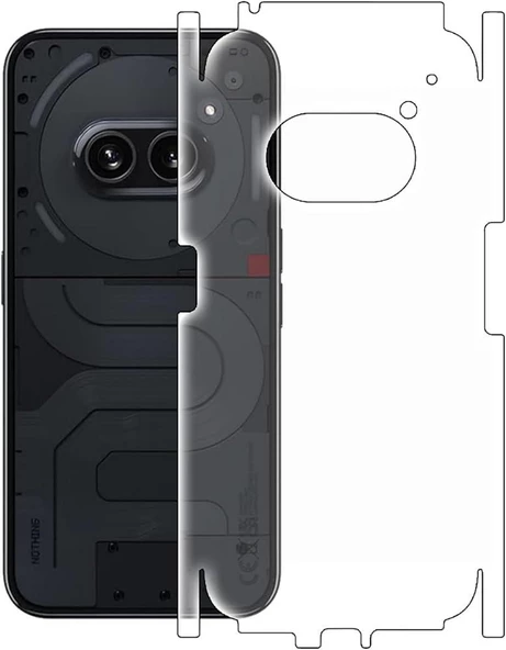 Nothing Phone 2a ile Uyumlu MAT TPU Arka Kaplama 360