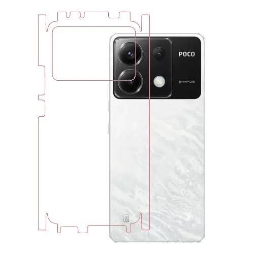 Poco X6 Pro ile Uyumlu MAT TPU Arka Kaplama 360