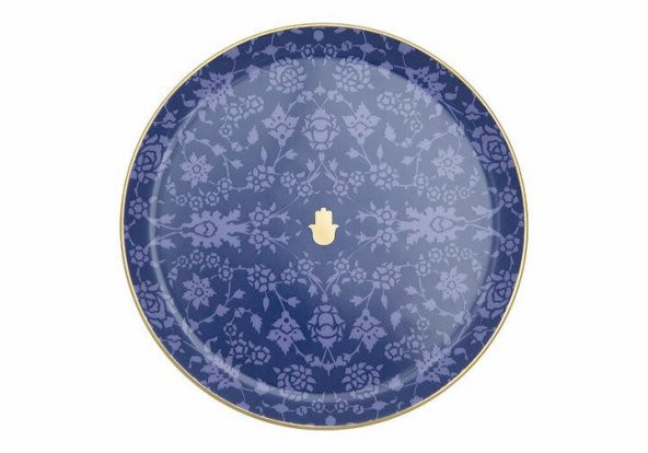 Porland Glamorous 1 li Lacivert Düz Tabak 24cm 04A+P021552