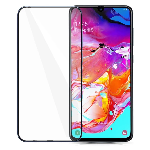 Blogy Galaxy A70 ile Uyumlu Flexi 5D Ekran Koruyucu - 2