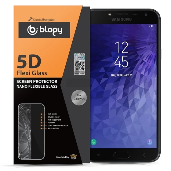 Blogy Galaxy J4 2018 ile Uyumlu Flexi 5D Ekran Koruyucu - 2