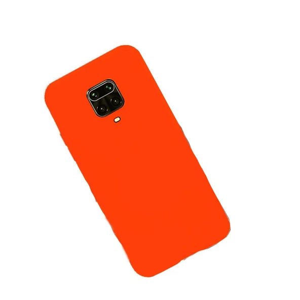Redmi Note 9S ile Uyumlu Cappy Silikon Kılıf Turuncu ürün görseli