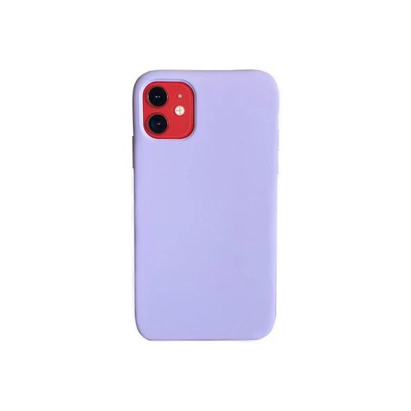 iPhone 11 ile Uyumlu Cappy Silikon Kılıf Lila - 3